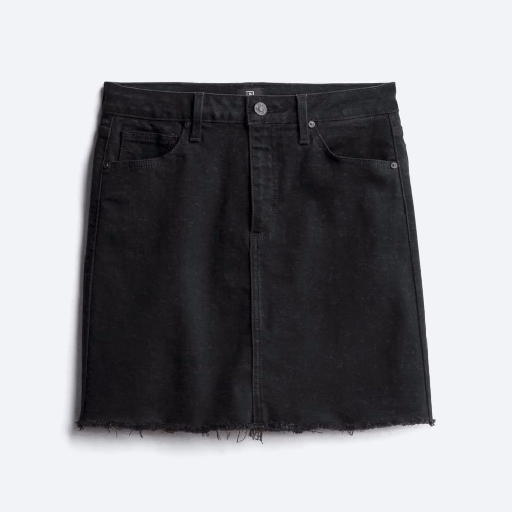 Tatiana black Denim Skirt